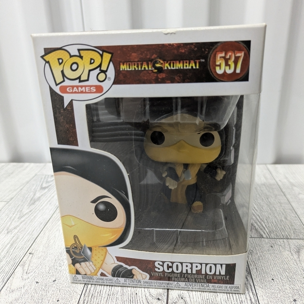 Funko Pop! 537 Games Scorpion Figure - Yellow and Black